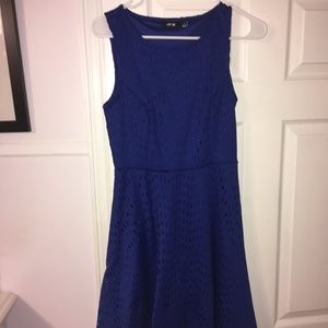 Blue casual dress